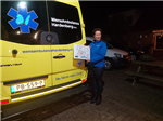 Cheque voor Stichting WensAmbulance Hardenberg e.o.